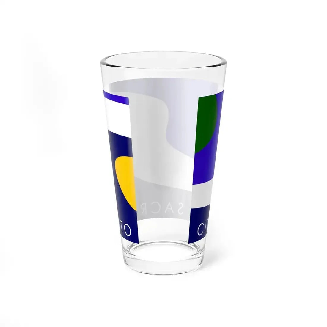 Flag of Sacramento, California - Pint Glass 16oz - Go Mug Yourself