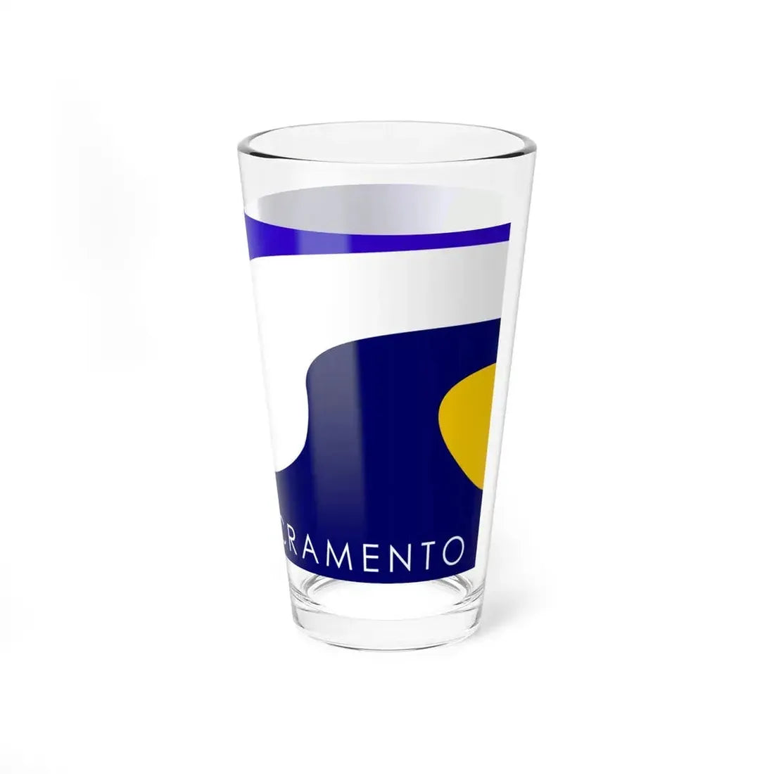 Flag of Sacramento, California - Pint Glass 16oz - Go Mug Yourself