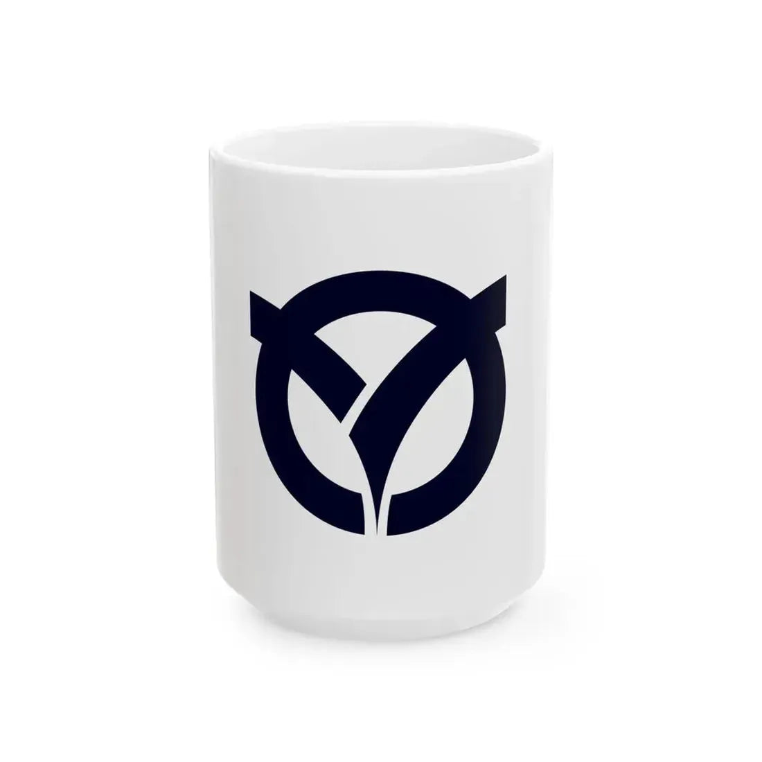 Flag of Sada Shimane 1956-2005 (Japan) White Coffee Mug 15oz - Go Mug Yourself