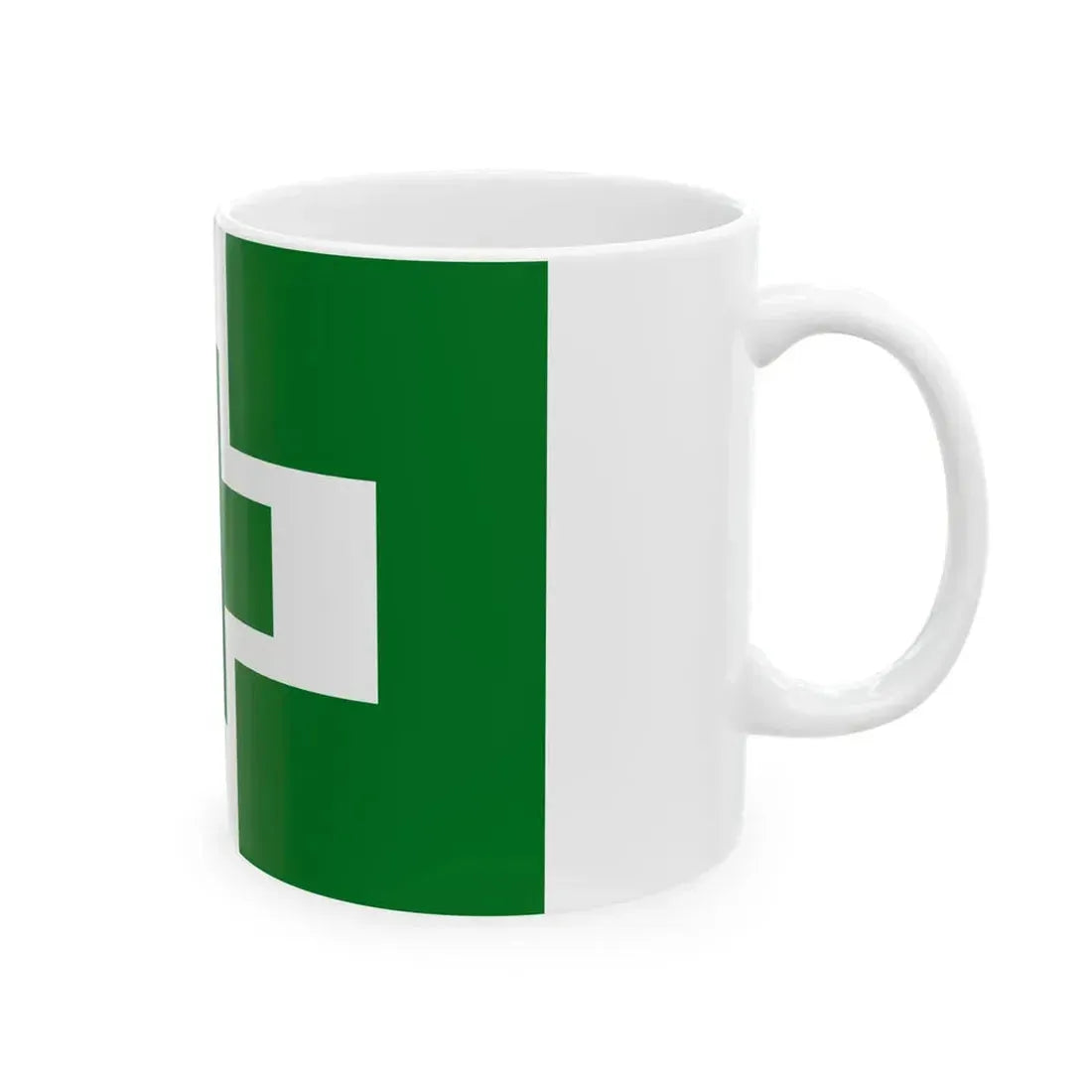 Flag of safety and health (Japan) White Coffee Mug - Go Mug Yourself