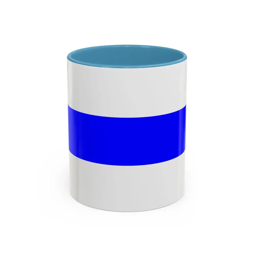 Flag of Safi Malta - Accent Coffee Mug 11oz Light Blue - Go Mug Yourself