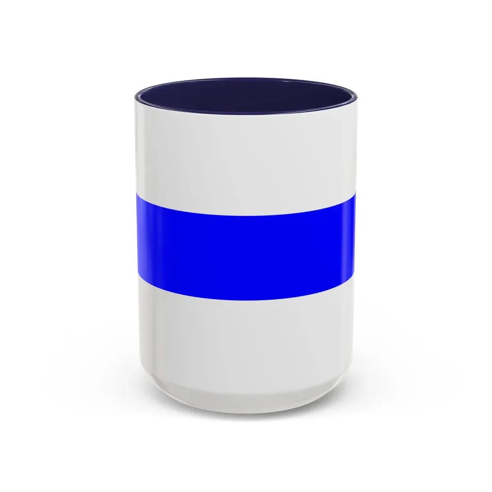 Flag of Safi Malta - Accent Coffee Mug 15oz Navy - Go Mug Yourself