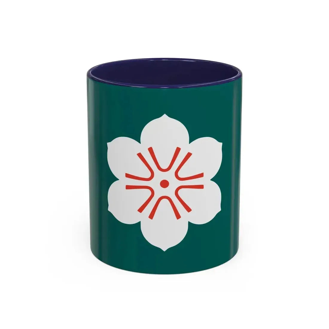 Flag of Saga Prefecture Japan - Accent Coffee Mug 11oz Navy - Go Mug Yourself