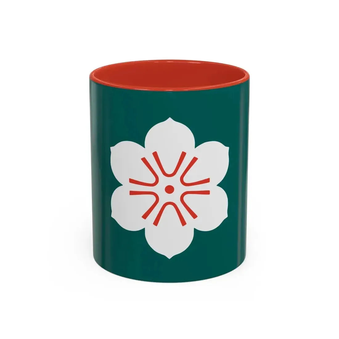 Flag of Saga Prefecture Japan - Accent Coffee Mug 11oz Red - Go Mug Yourself