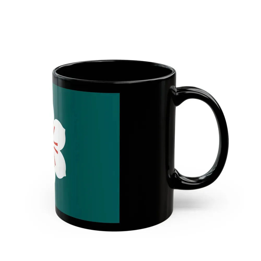 Flag of Saga Prefecture Japan - Black Coffee Mug - Go Mug Yourself