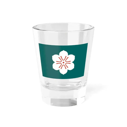 Flag of Saga Prefecture Japan - Shot Glass 1.5oz 1.5oz - Go Mug Yourself