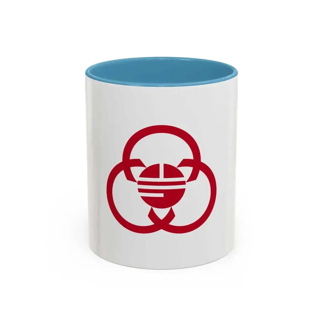Flag of Sagamihara Kanagawa Japan - Accent Coffee Mug 11oz Light Blue - Go Mug Yourself