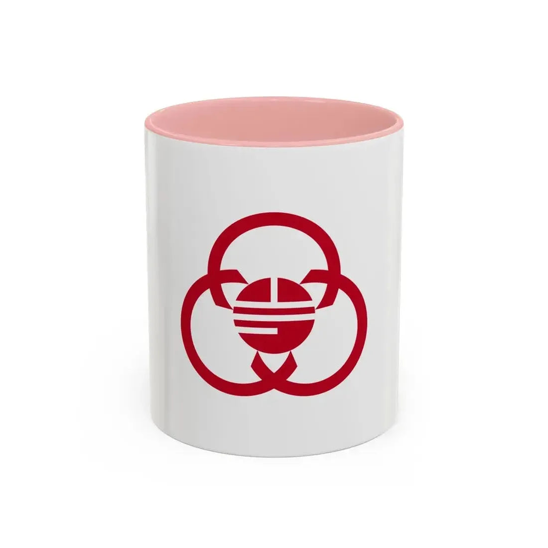 Flag of Sagamihara Kanagawa Japan - Accent Coffee Mug 11oz Pink - Go Mug Yourself