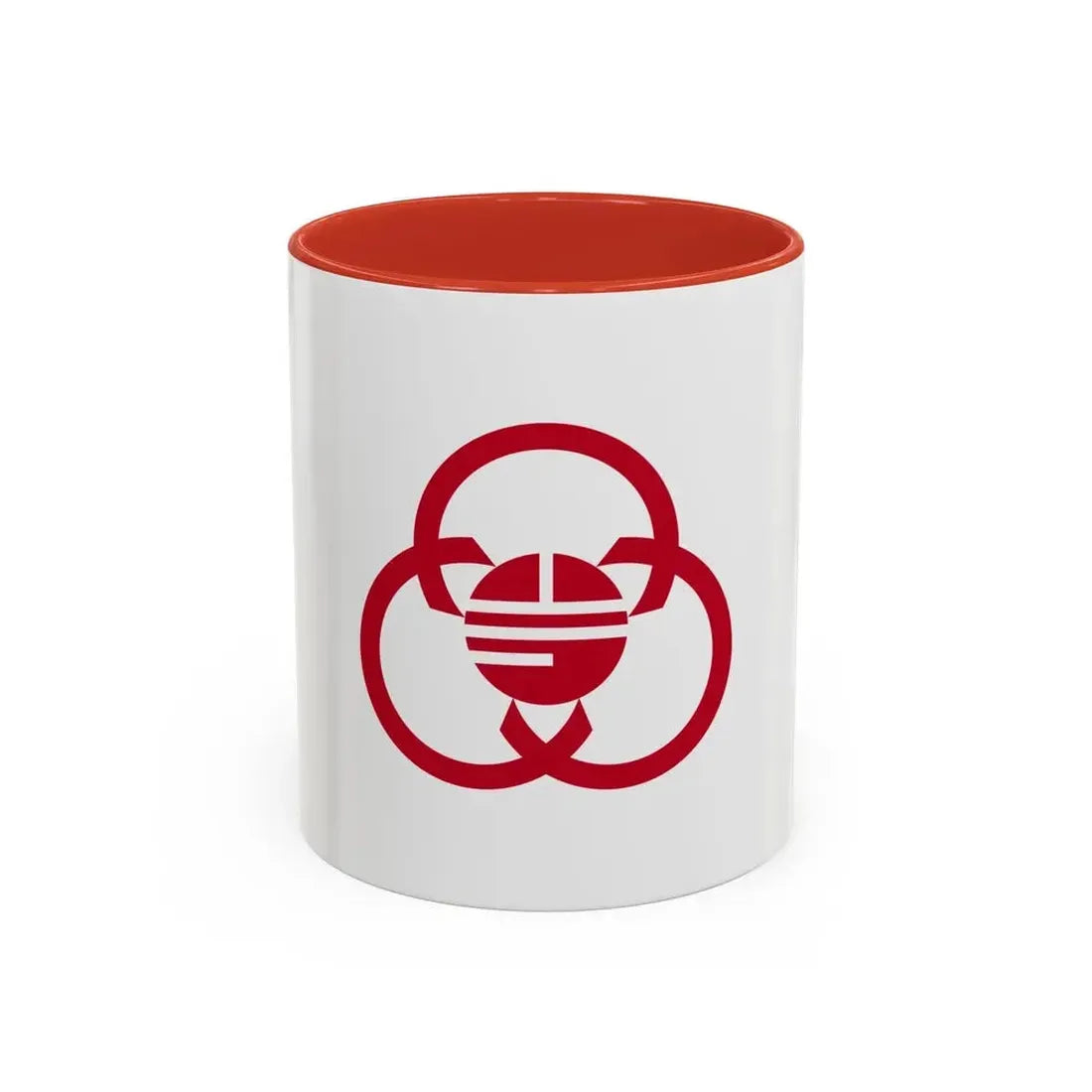 Flag of Sagamihara Kanagawa Japan - Accent Coffee Mug 11oz Red - Go Mug Yourself
