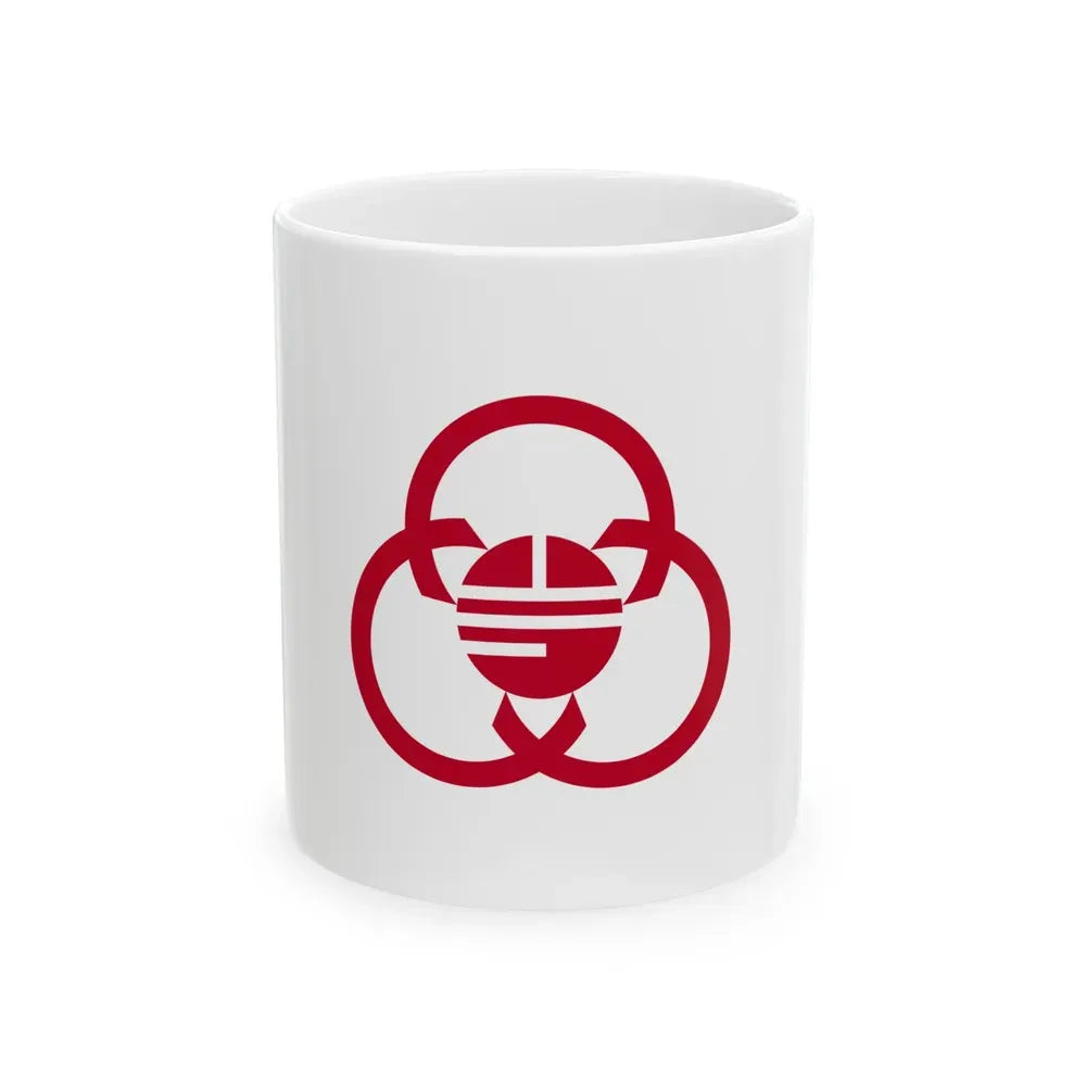 Flag of Sagamihara Kanagawa Japan - White Coffee Mug 11oz - Go Mug Yourself