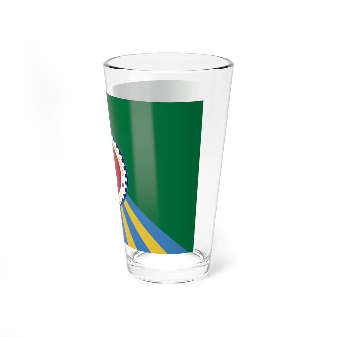 Flag of Saginaw County Michigan (United States) Pint Glass 16oz - Go Mug Yourself