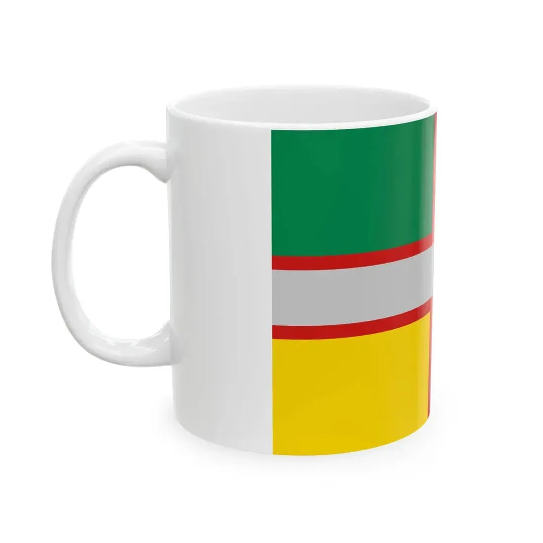 Flag of Saguenay-Lac-Saint-Jean (Canada) White Coffee Mug - Go Mug Yourself