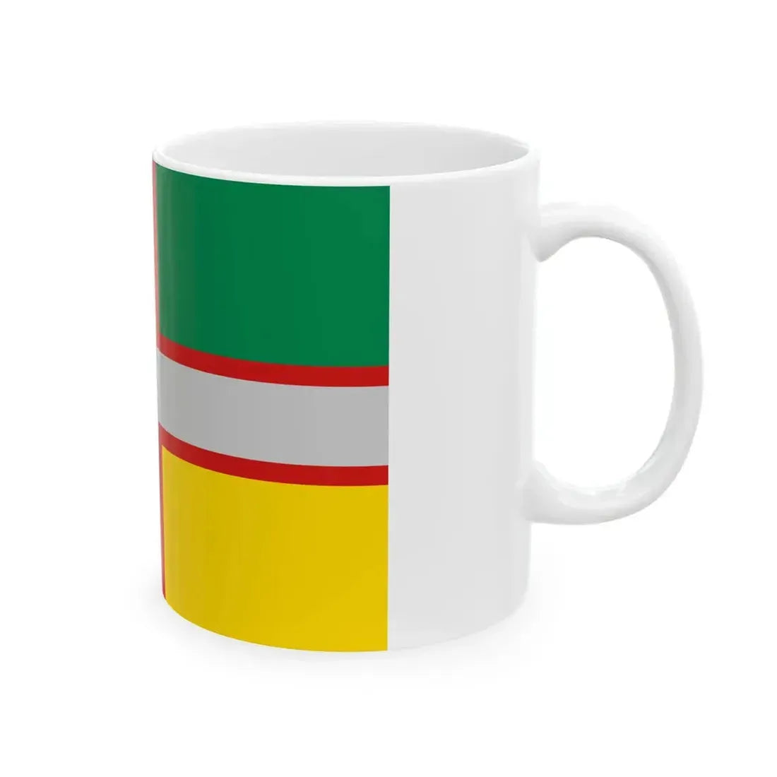 Flag of Saguenay-Lac-Saint-Jean (Canada) White Coffee Mug - Go Mug Yourself