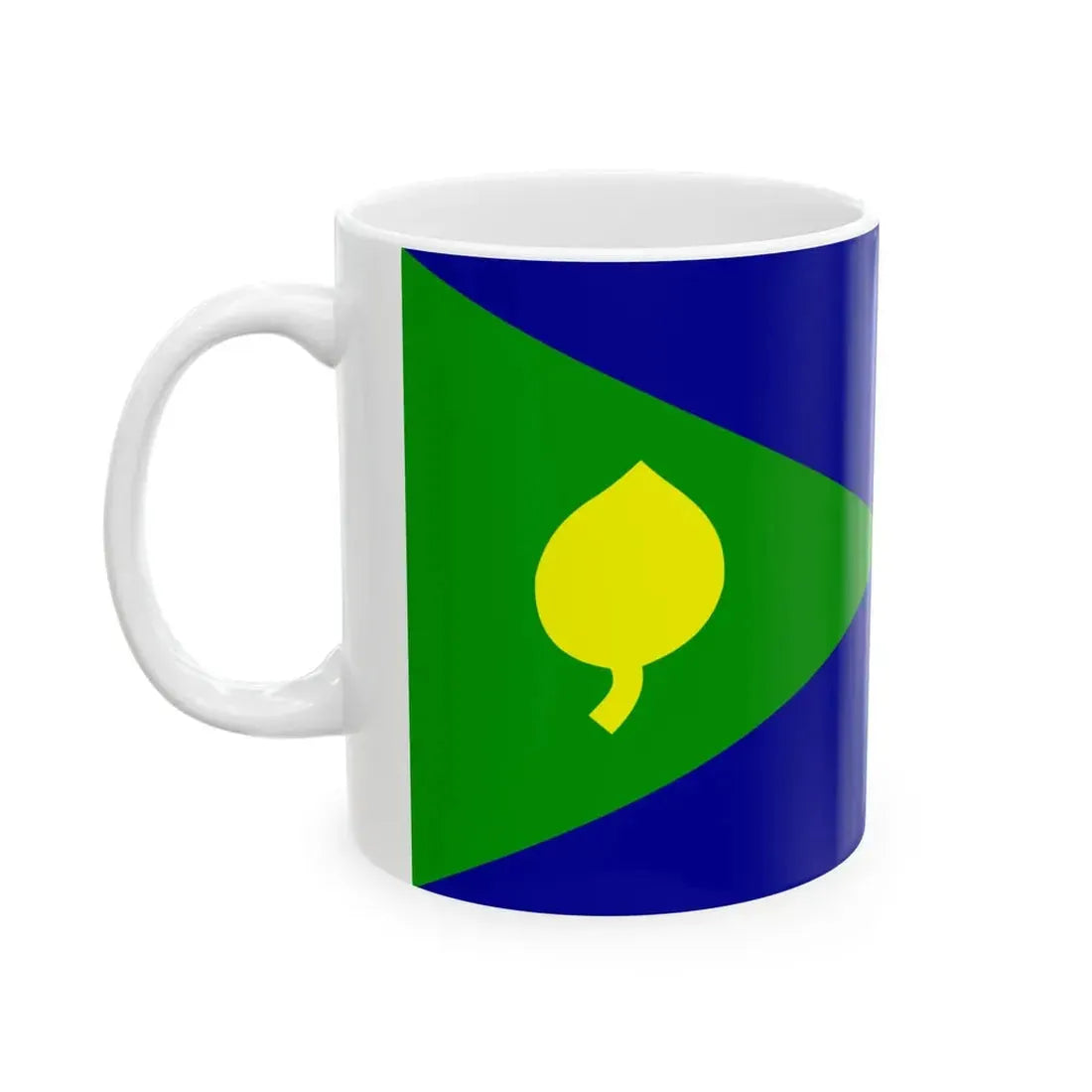 Flag of Saibai Island (Australia) White Coffee Mug - Go Mug Yourself