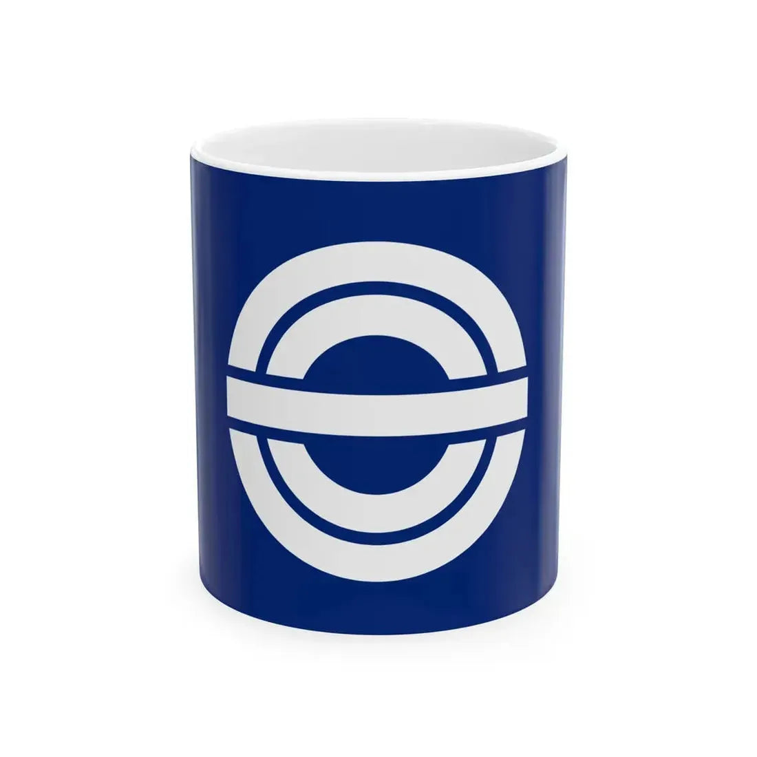 Flag of Saiki Hiroshima 1955-2003 (Japan) White Coffee Mug 11oz - Go Mug Yourself