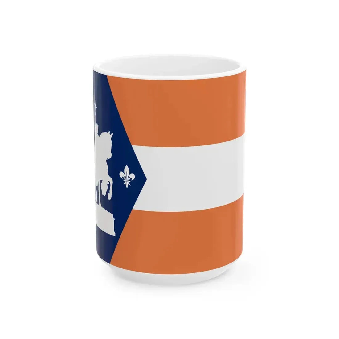 Flag of Saint Louis Missouri 1916 (United States) White Coffee Mug 15oz - Go Mug Yourself