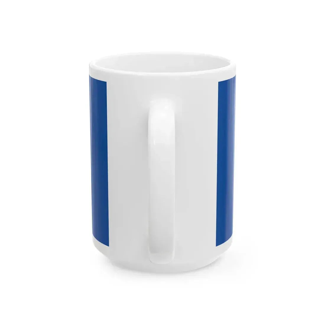 Flag of Saint Lucia 1979-2002 (Saint Lucia) White Coffee Mug - Go Mug Yourself