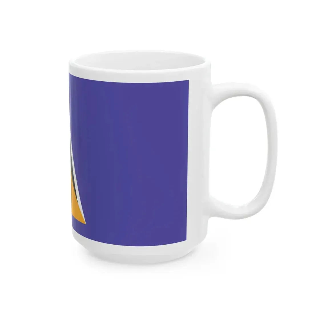 Flag of Saint Lucia WFB 2000 (Saint Lucia) White Coffee Mug - Go Mug Yourself