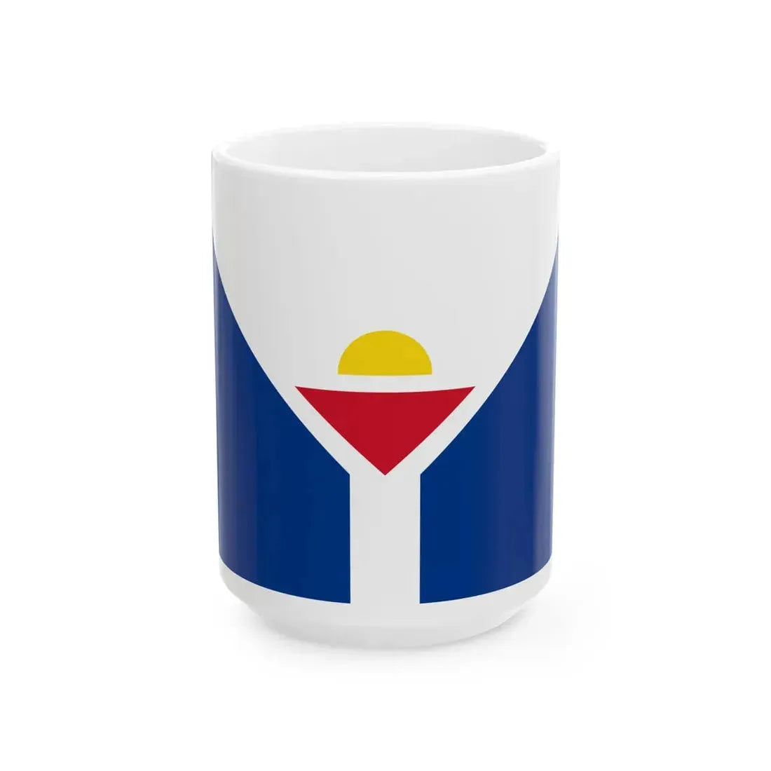 Flag of Saint-Martin fictional (France) White Coffee Mug 15oz - Go Mug Yourself