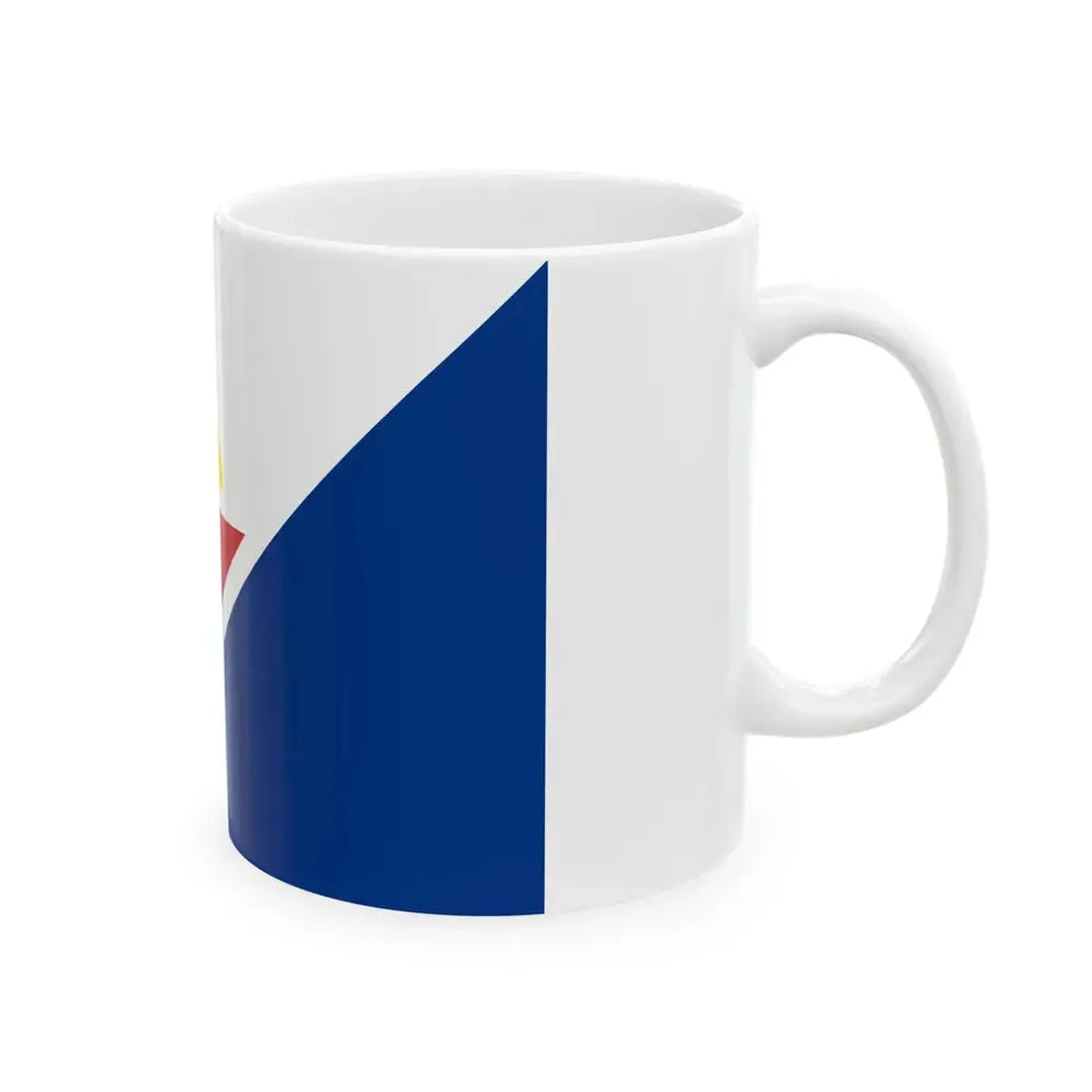 Flag of Saint-Martin fictional (France) White Coffee Mug - Go Mug Yourself
