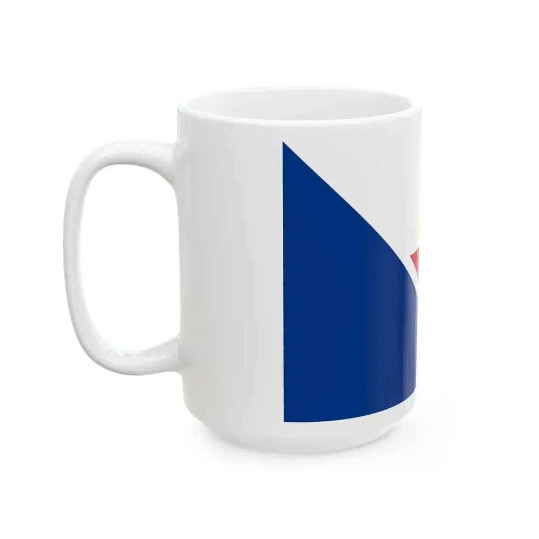 Flag of Saint-Martin fictional (France) White Coffee Mug - Go Mug Yourself