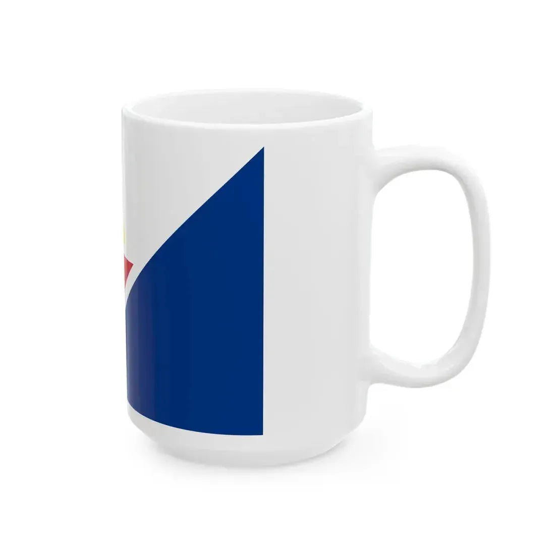 Flag of Saint-Martin fictional (France) White Coffee Mug - Go Mug Yourself