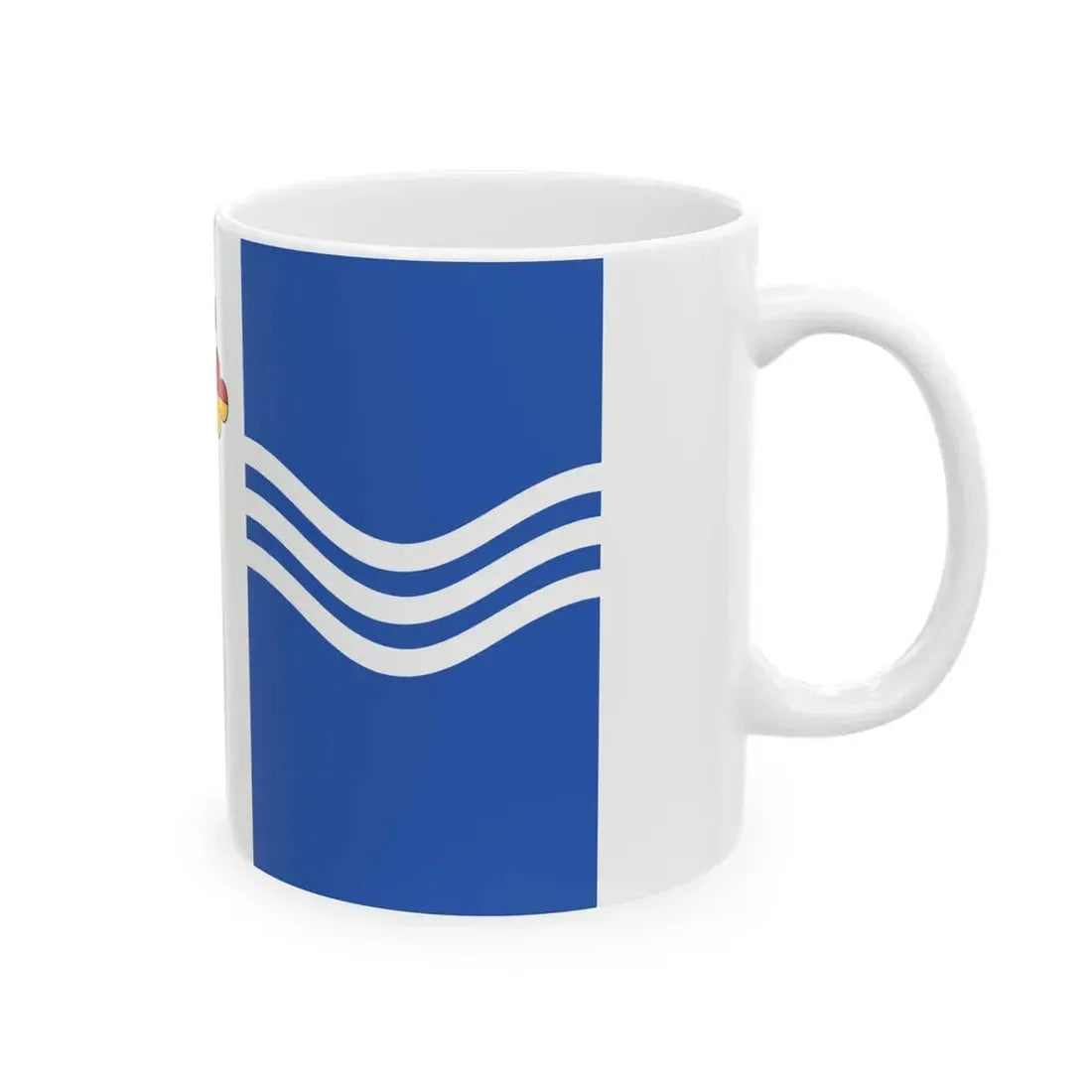 Flag of Saint Michaels Maryland (United States) White Coffee Mug - Go Mug Yourself