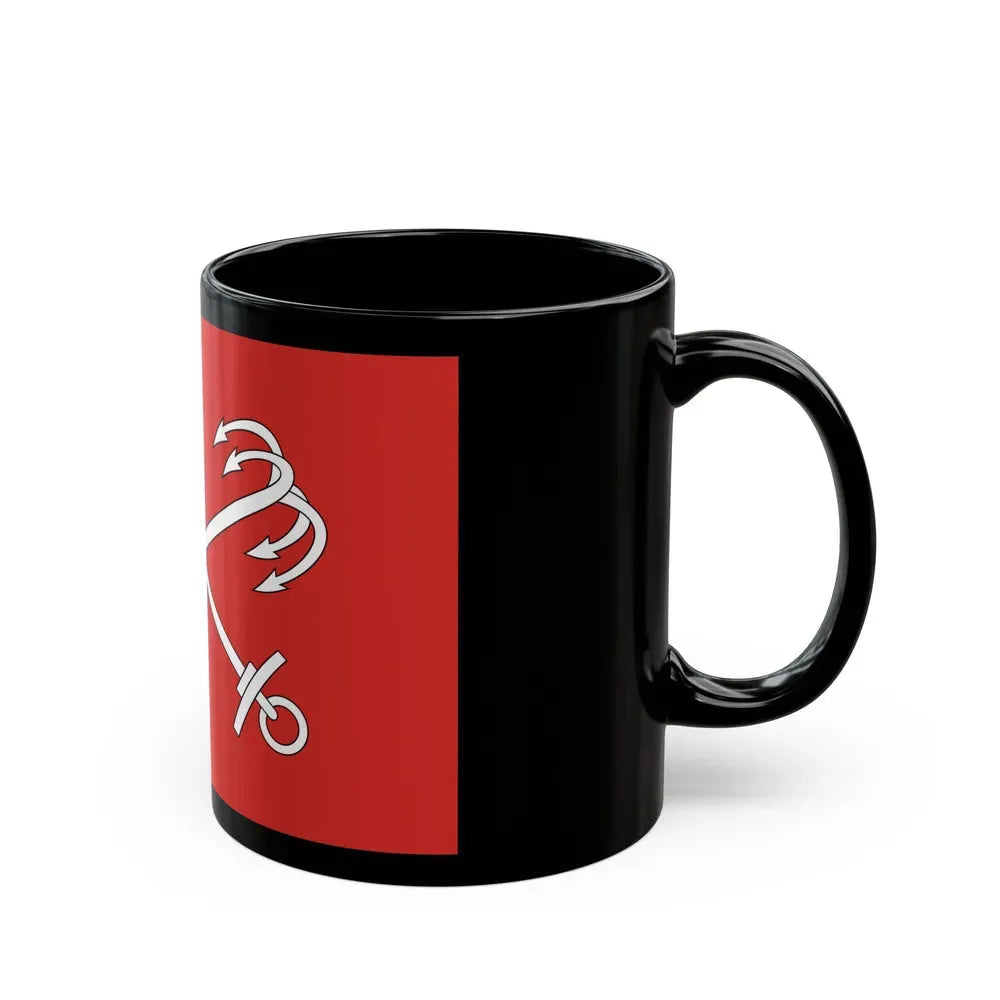 Flag of Saint Petersburg Russia - Black Coffee Mug - Go Mug Yourself