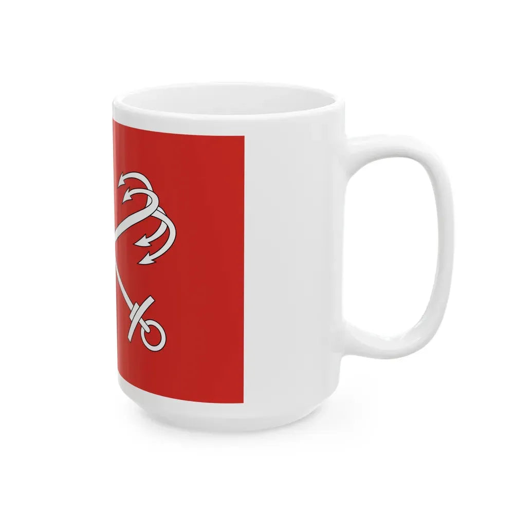 Flag of Saint Petersburg Russia - White Coffee Mug - Go Mug Yourself