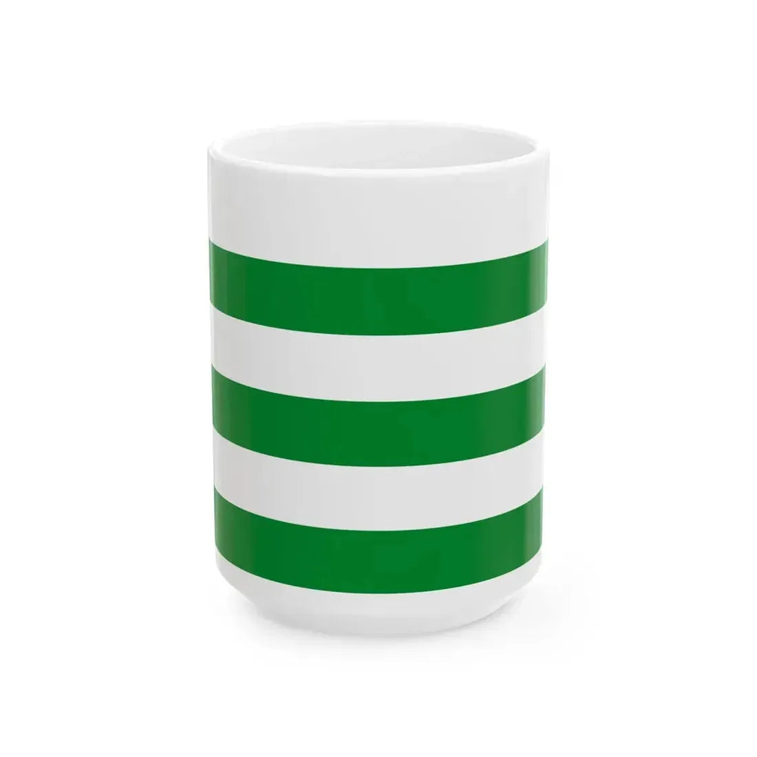 Flag of Saint-Pol-sur-Mer (France) White Coffee Mug 15oz - Go Mug Yourself