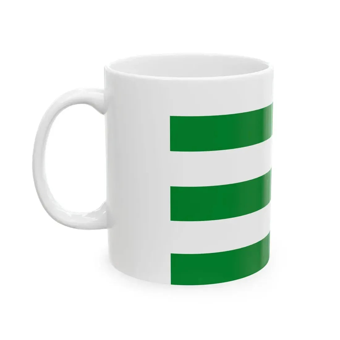 Flag of Saint-Pol-sur-Mer (France) White Coffee Mug - Go Mug Yourself