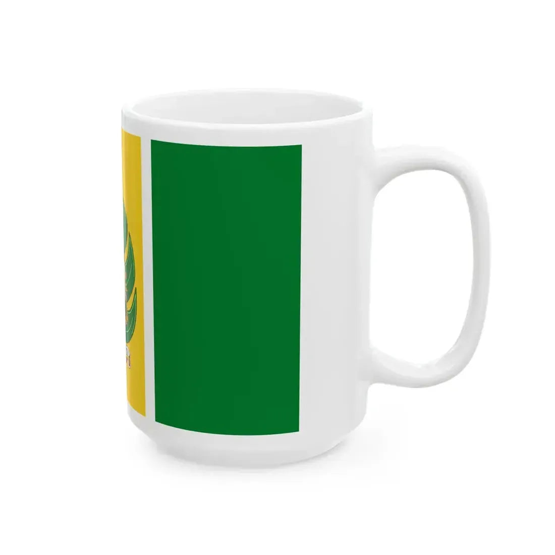 Flag of Saint Vincent and the Grenadines 1979-1985 (Saint Vincent and the Grenadines) White Coffee Mug - Go Mug Yourself
