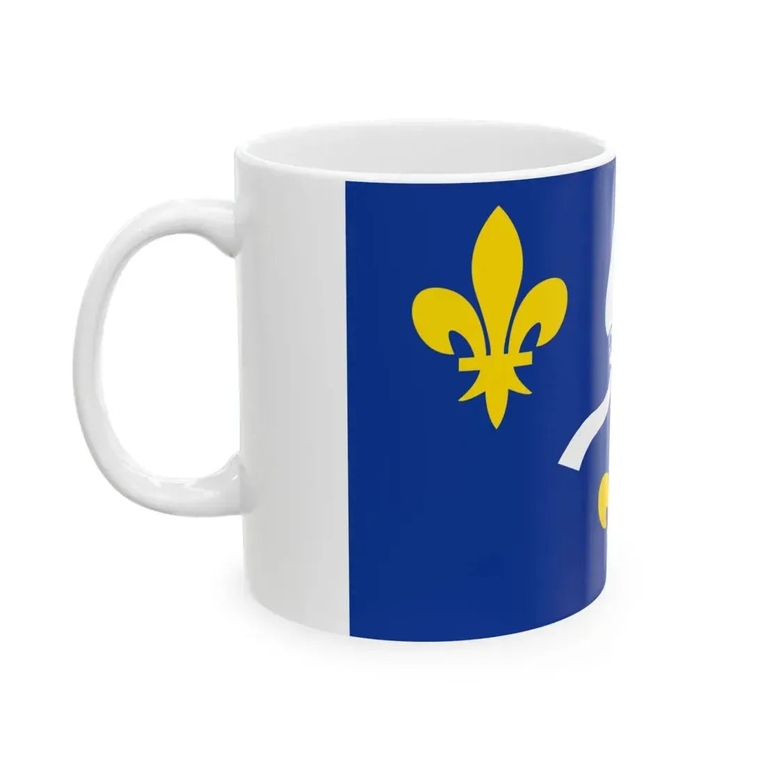 Flag of Saintonge (Belgium) White Coffee Mug - Go Mug Yourself