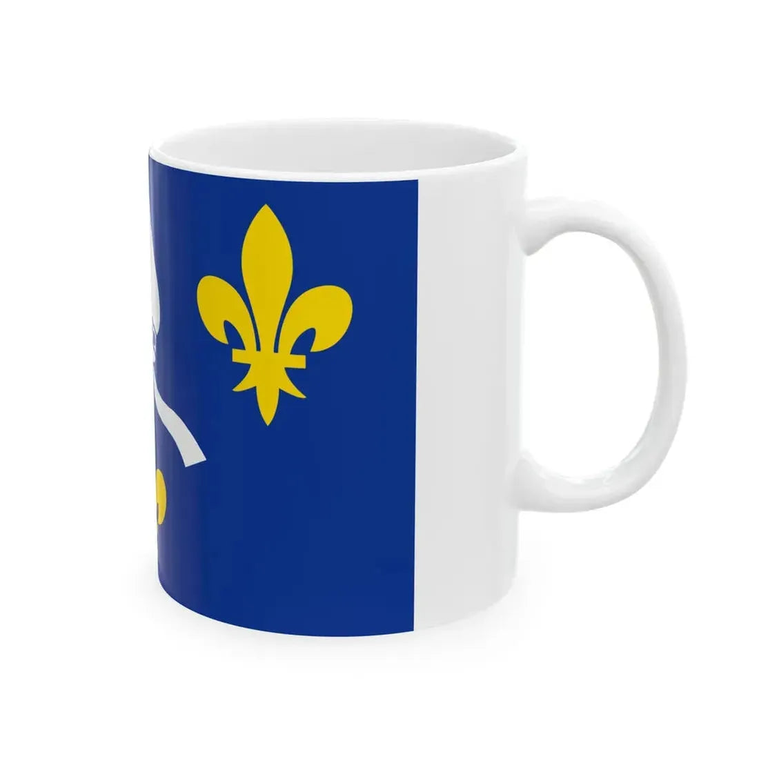 Flag of Saintonge (Belgium) White Coffee Mug - Go Mug Yourself
