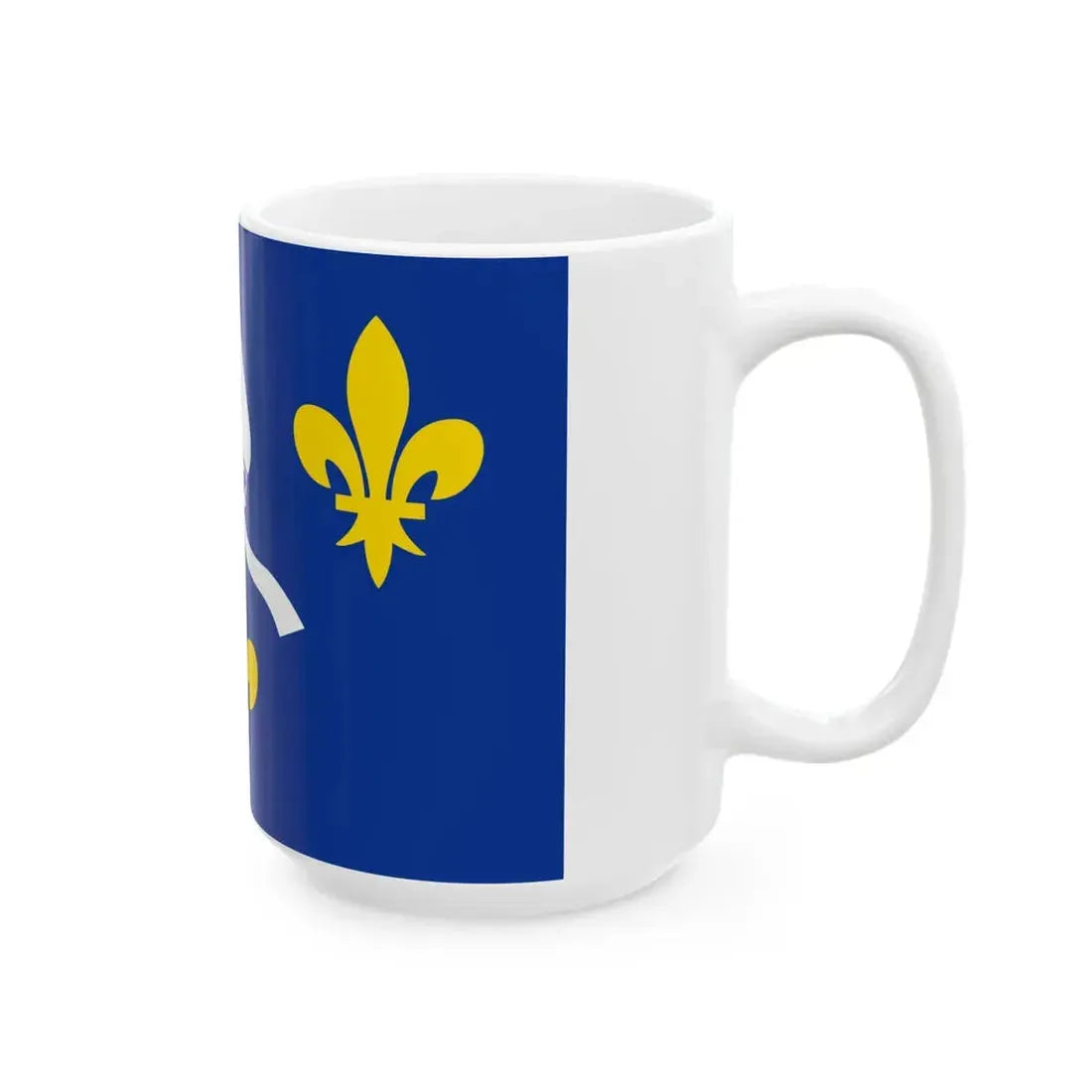 Flag of Saintonge (Belgium) White Coffee Mug - Go Mug Yourself