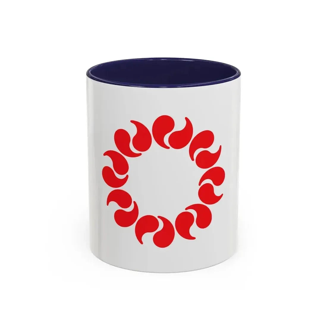 Flag of Saitama Prefecture Japan - Accent Coffee Mug 11oz Navy - Go Mug Yourself