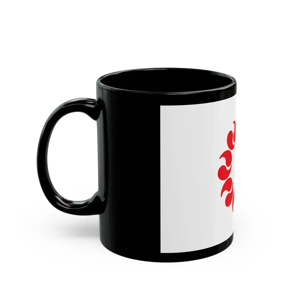 Flag of Saitama Prefecture Japan - Black Coffee Mug - Go Mug Yourself