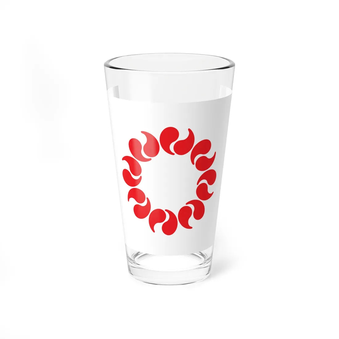 Flag of Saitama Prefecture (Japan) Pint Glass 16oz 16oz - Go Mug Yourself