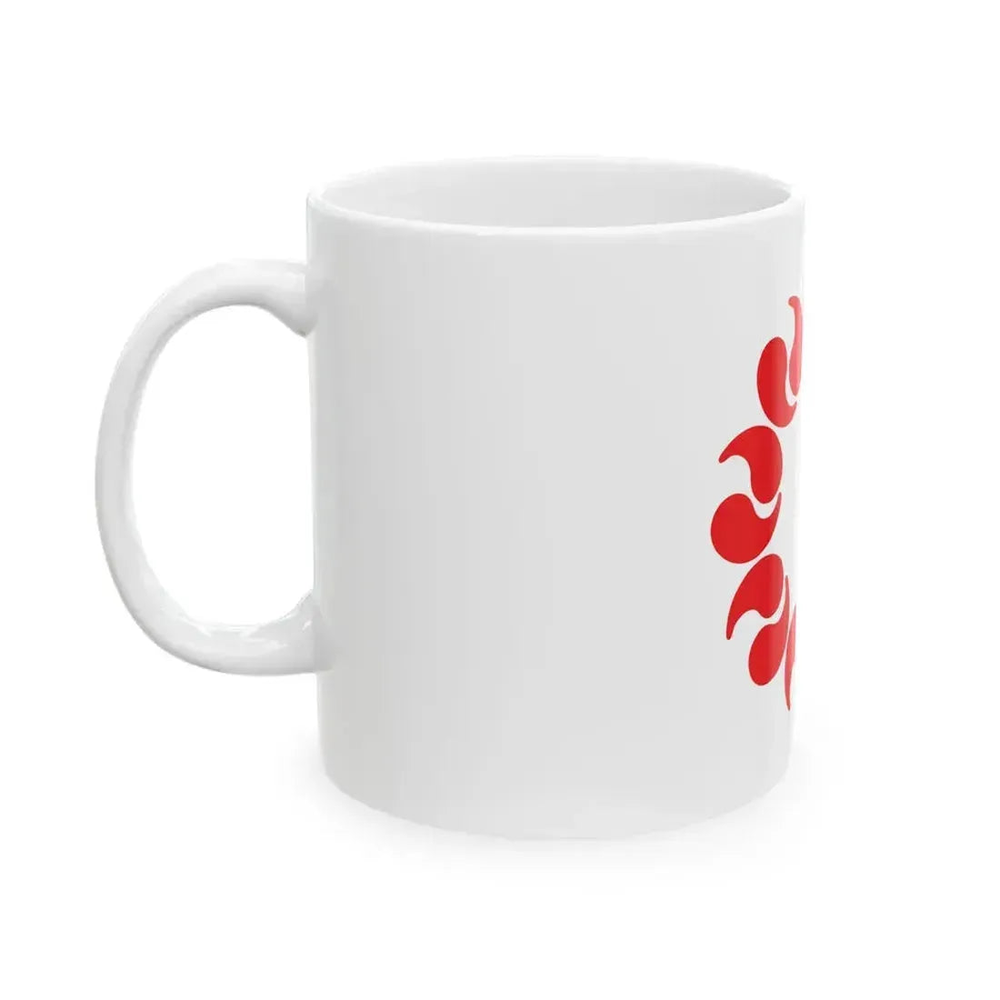 Flag of Saitama Prefecture (Japan) White Coffee Mug - Go Mug Yourself