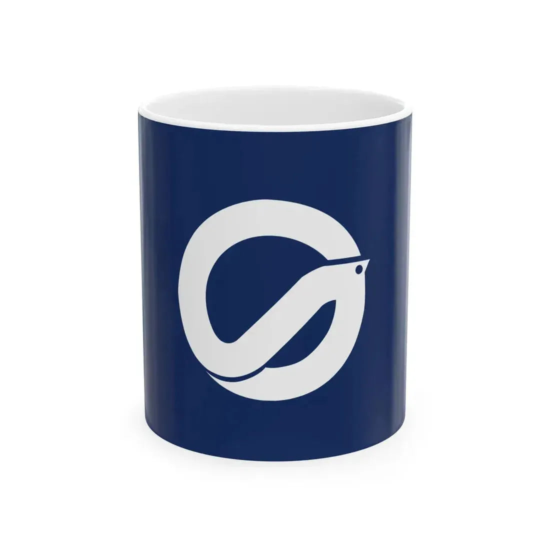 Flag of Saka Hiroshima (Japan) White Coffee Mug 11oz - Go Mug Yourself