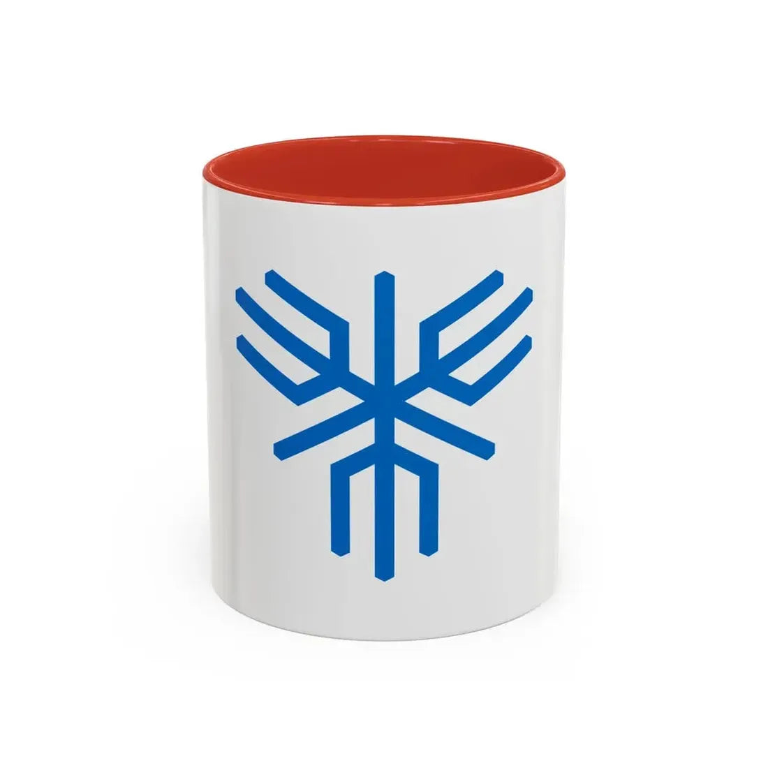 Flag of Sakai Osaka Japan - Accent Coffee Mug 11oz Red - Go Mug Yourself