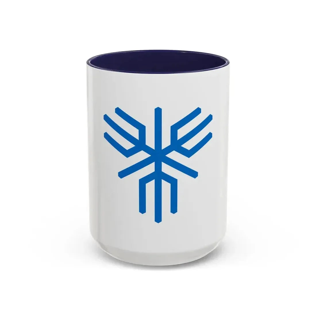 Flag of Sakai Osaka Japan - Accent Coffee Mug 15oz Navy - Go Mug Yourself