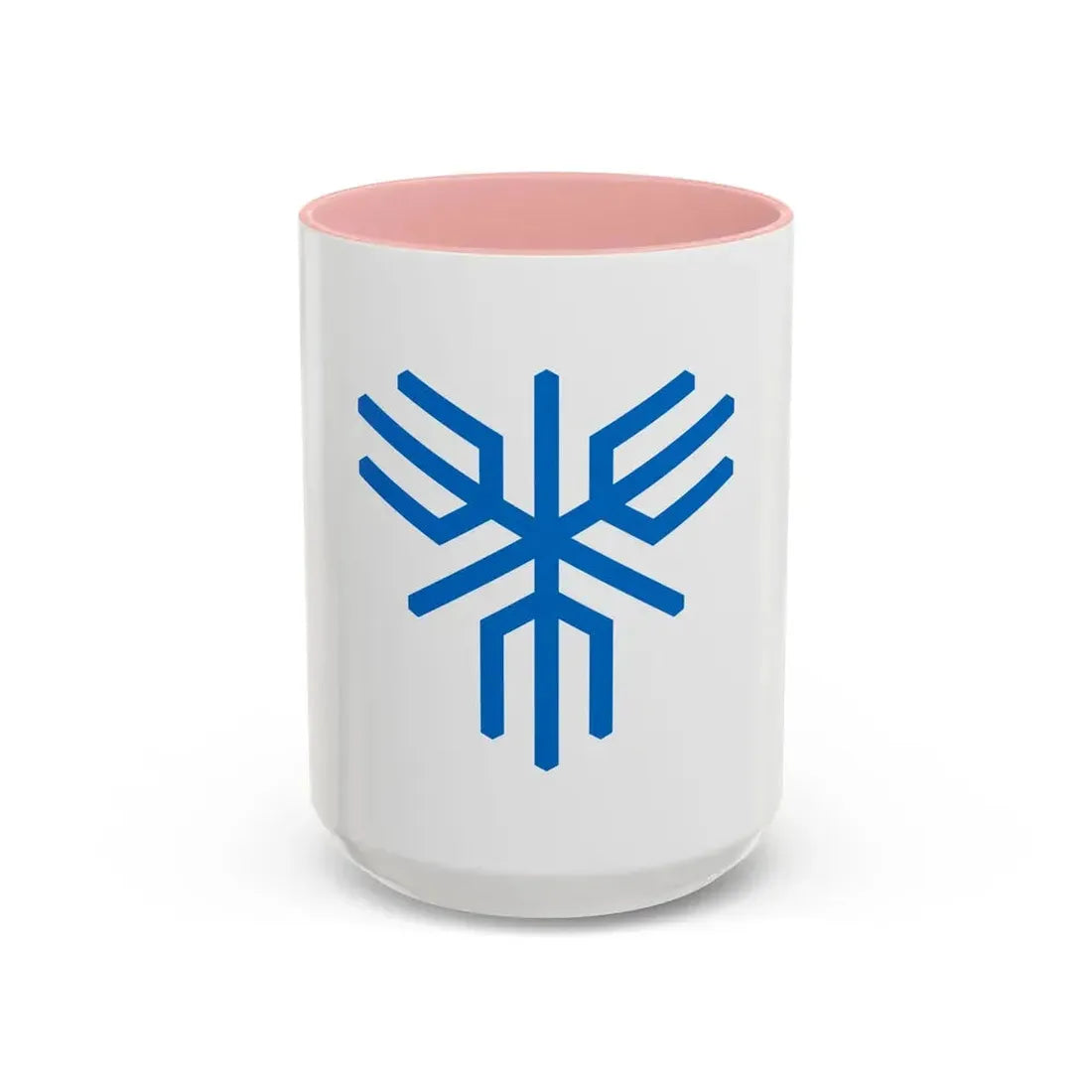 Flag of Sakai Osaka Japan - Accent Coffee Mug 15oz Pink - Go Mug Yourself