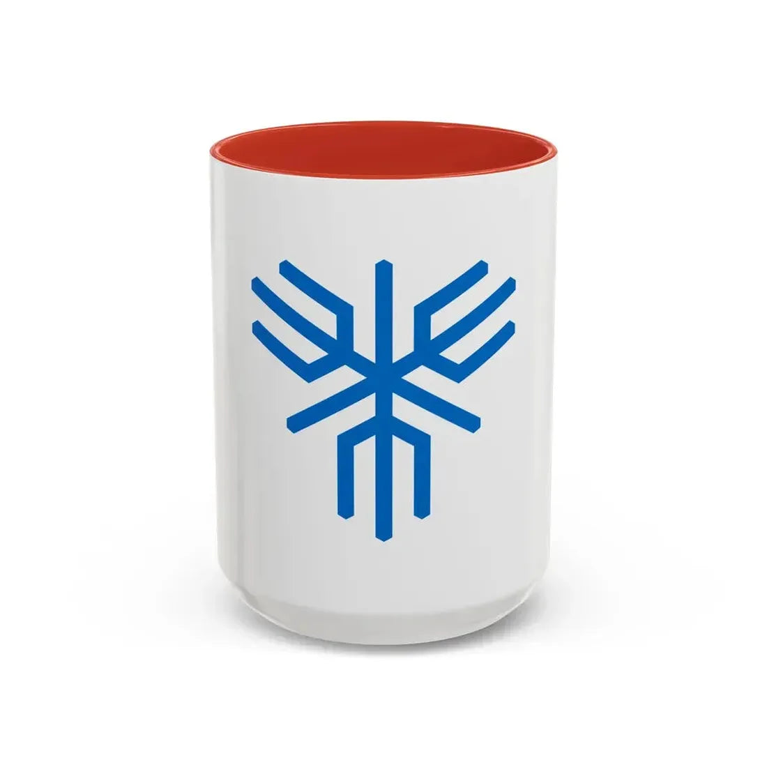 Flag of Sakai Osaka Japan - Accent Coffee Mug 15oz Red - Go Mug Yourself