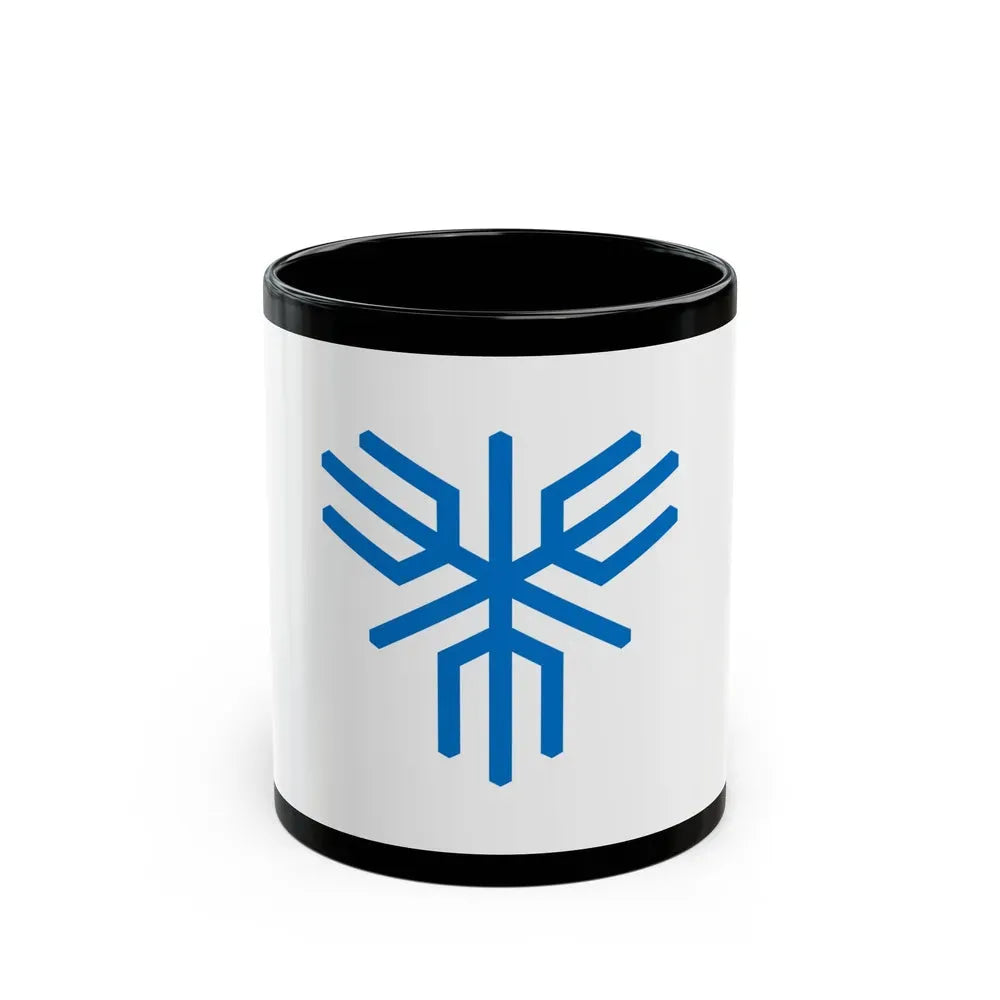 Flag of Sakai Osaka Japan - Black Coffee Mug 11oz - Go Mug Yourself