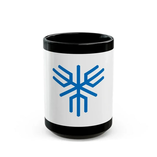 Flag of Sakai Osaka Japan - Black Coffee Mug 15oz - Go Mug Yourself