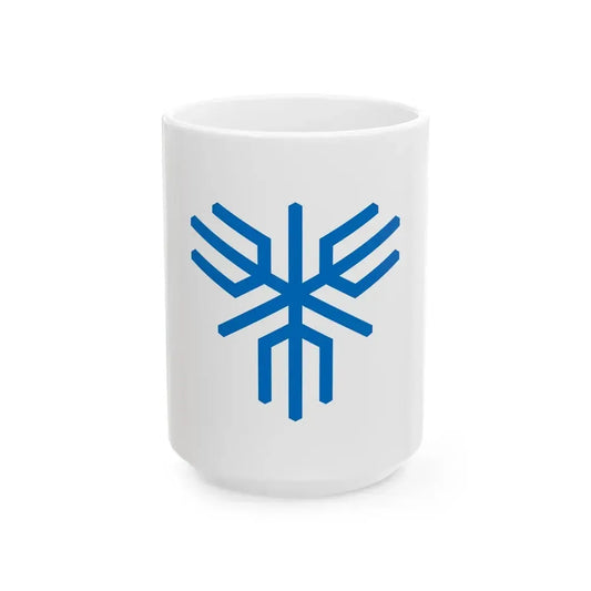 Flag of Sakai Osaka Japan - White Coffee Mug 15oz - Go Mug Yourself