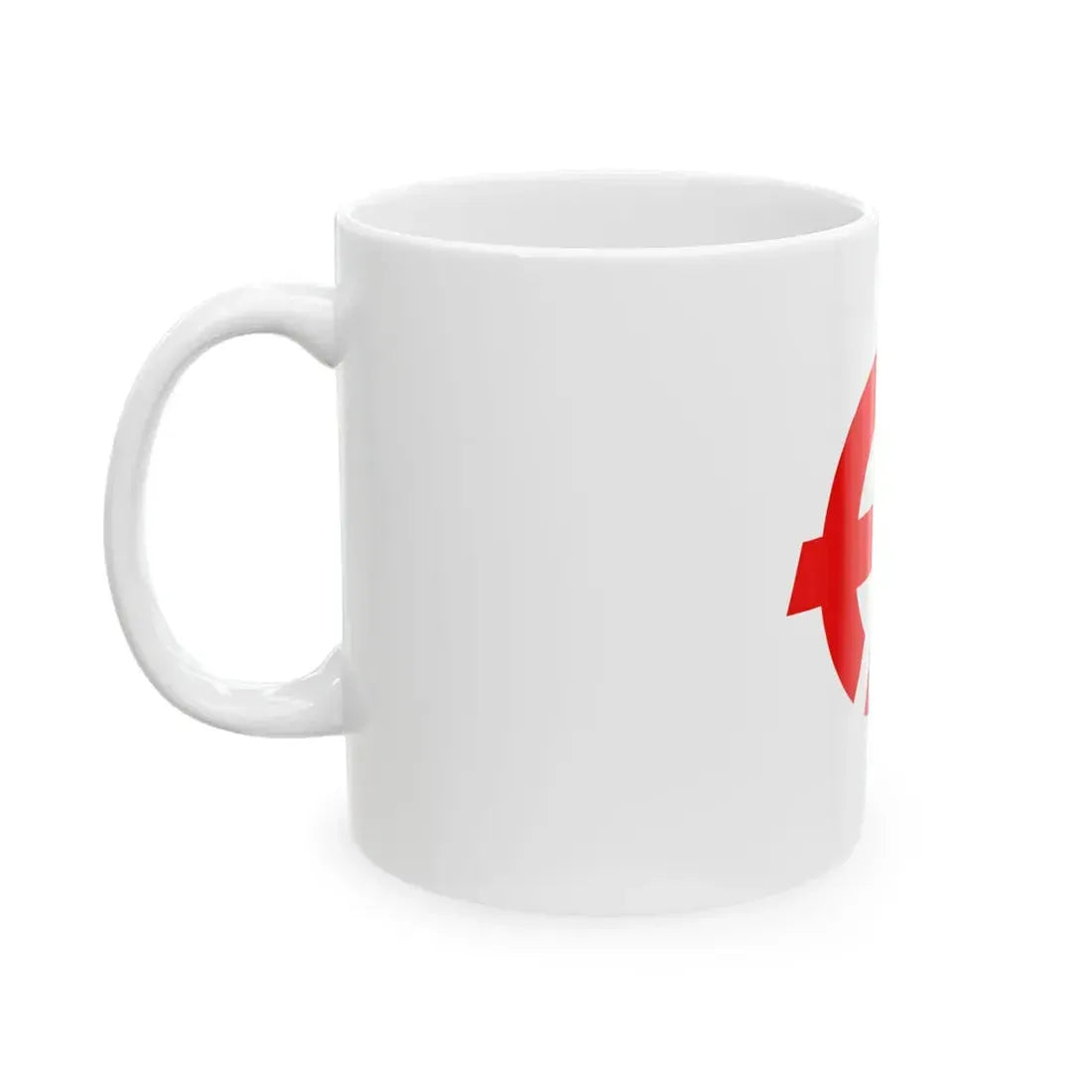 Flag of Sakaki Nagano (Japan) White Coffee Mug - Go Mug Yourself