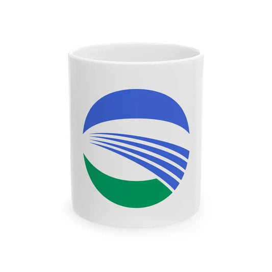 Flag of Sakata Yamagata (Japan) White Coffee Mug 11oz - Go Mug Yourself
