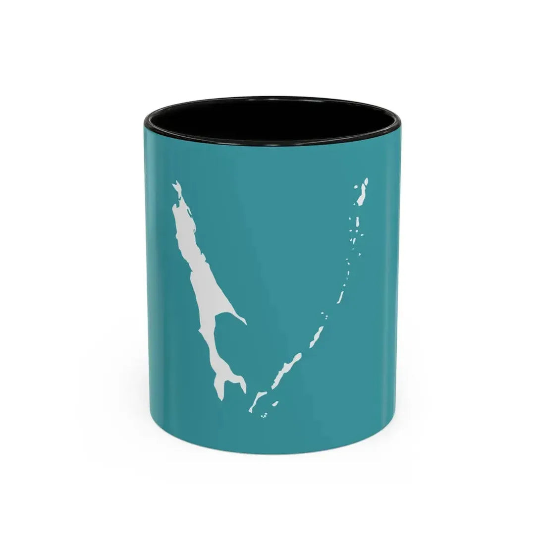 Flag of Sakhalin Oblast Russia - Accent Coffee Mug 11oz Black - Go Mug Yourself